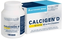 CALCIGEN D Citro 600 mg/400 I.E. Kautabletten